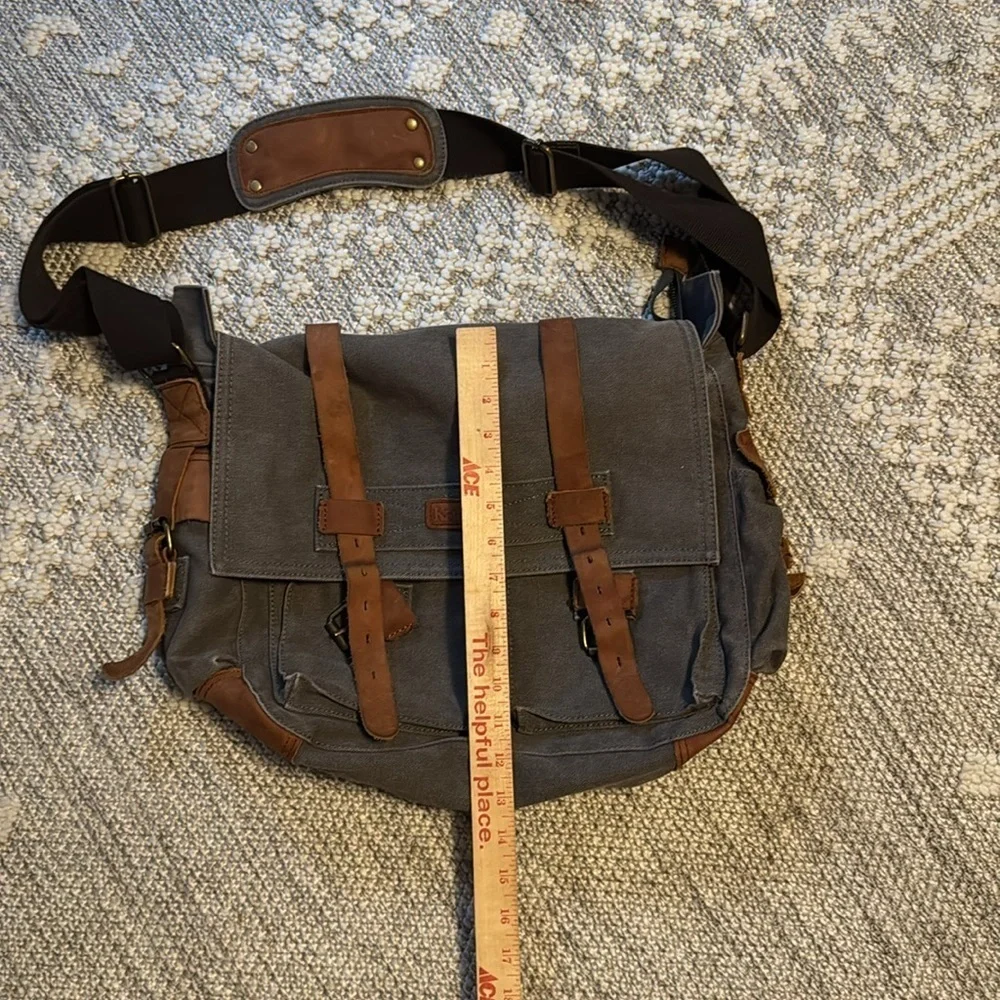 Kattee Messager Fabric Gray Bag